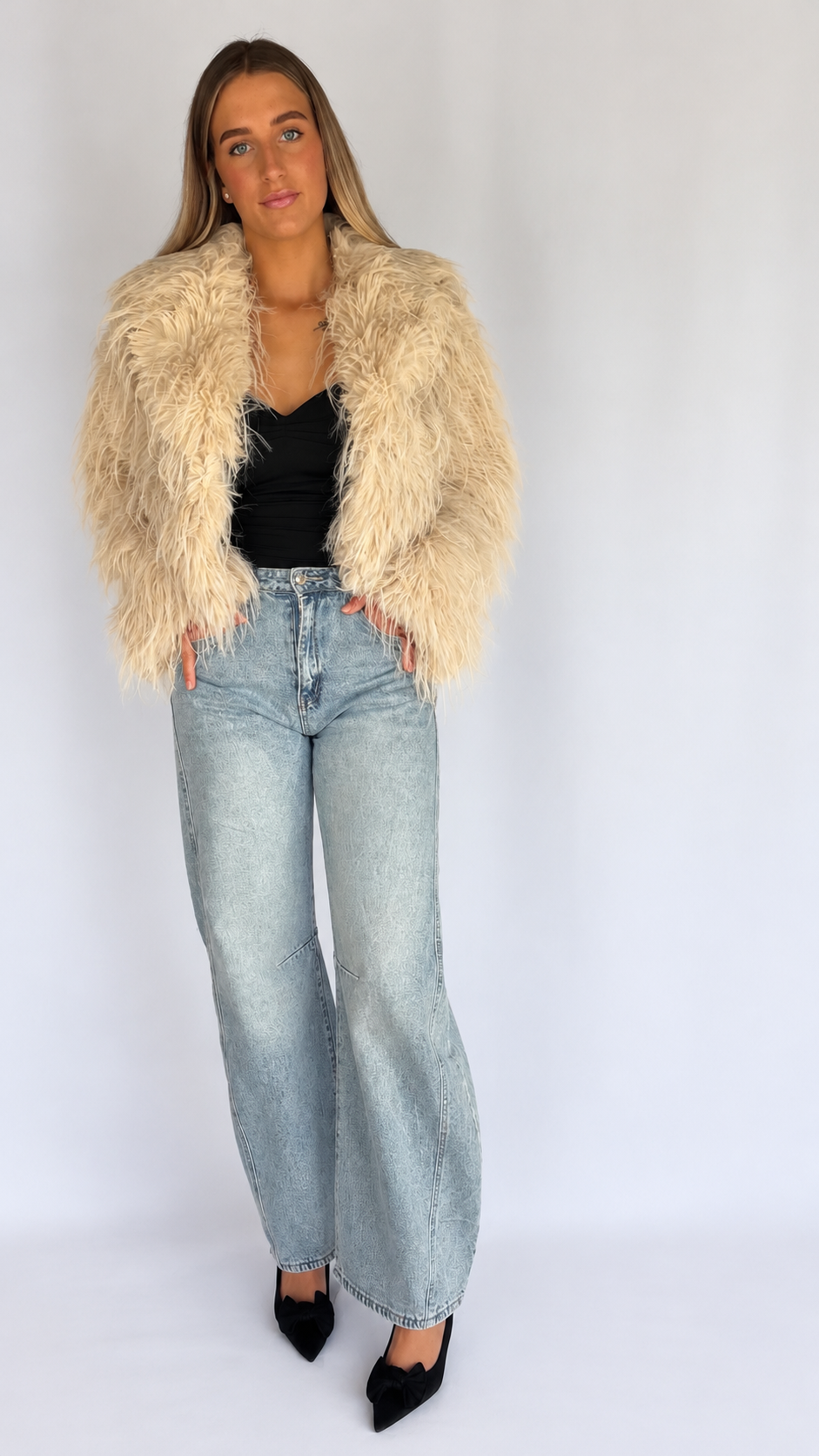 THE CLOË FAUX FUR JACKET