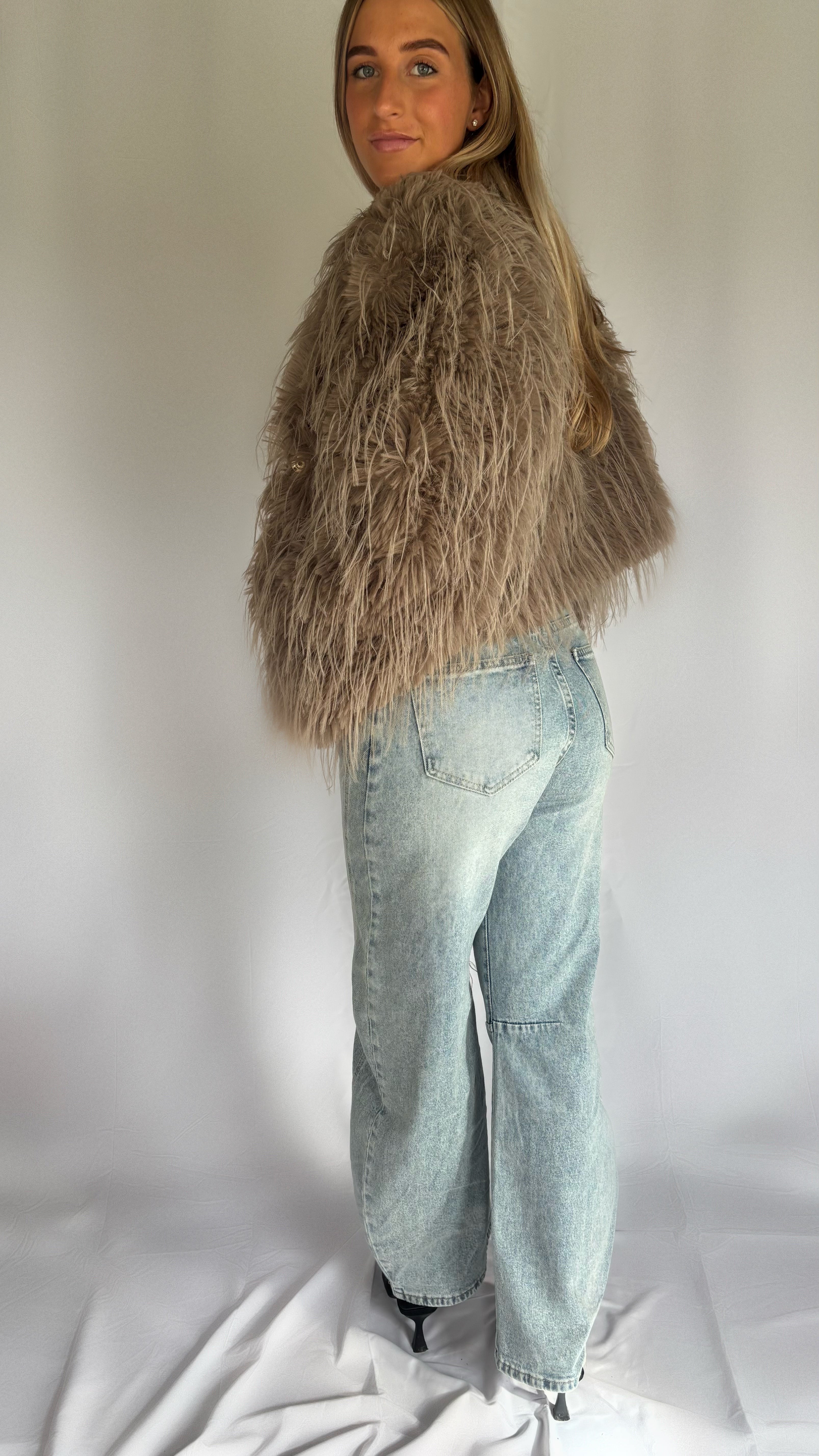 THE CLOË FAUX FUR JACKET