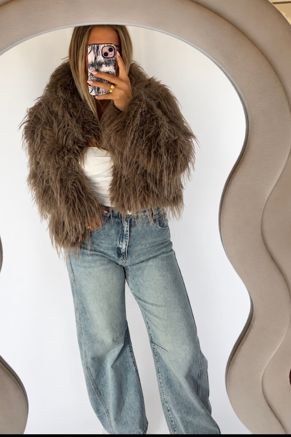 THE CLOË FAUX FUR JACKET